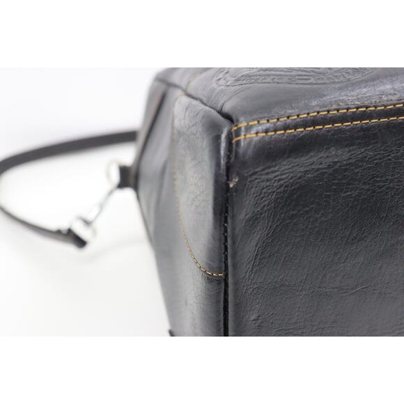 Give Thanks Hand Crafted Leather and Woven Large Weekender Duffle Bag MSRP $500+ - Picture 8 of 16